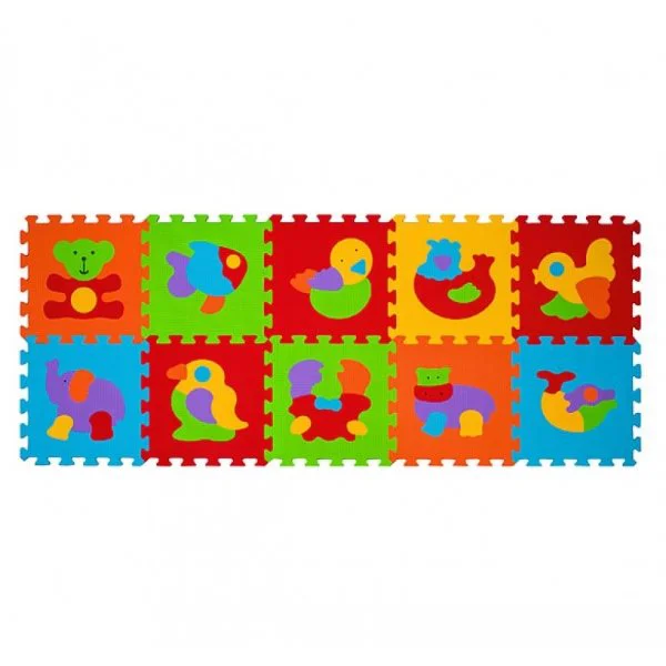 Пазлы мягкие BabyOno Животные, 10 шт. foto