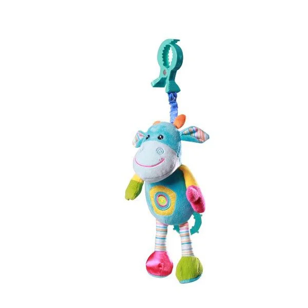 image for Jucarie de plus cu sunete si vibratii BabyOno "Vacuta vesela" foto