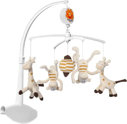 image for Carusel muzical pentru patut BabyOno Girafe si Maimute foto