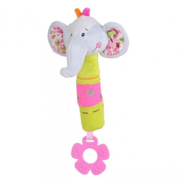 image for Игрушка-пищалка с прорезывателем BabyOno Слоник foto