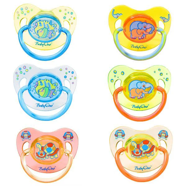 image for Suzeta ortodontica din silicon BabyOno Animals foto