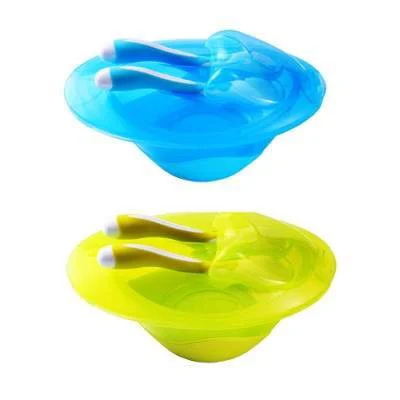 Castron cu lingurita si furculita BabyOno