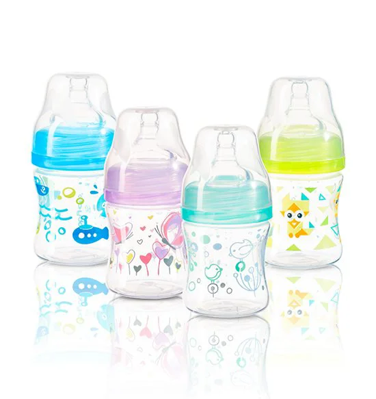 image for Biberon anticolic din plastic BabyOno cu gat larg, 120 ml foto
