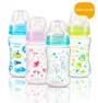Biberon anticolic din plastic BabyOno cu gat larg, 240 ml foto