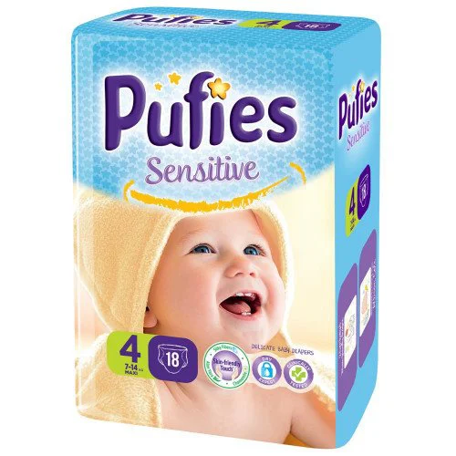 Подгузники Pufies Baby Art&amp;Dry 4 (7-14 кг), 18 шт. foto