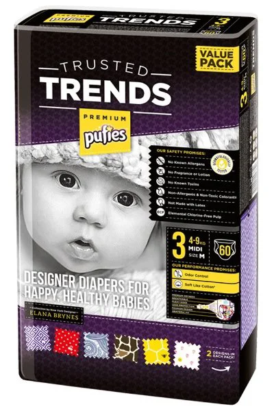 Scutece Pufies Trusted Trends 3 (4-9 kg), 60 buc. foto