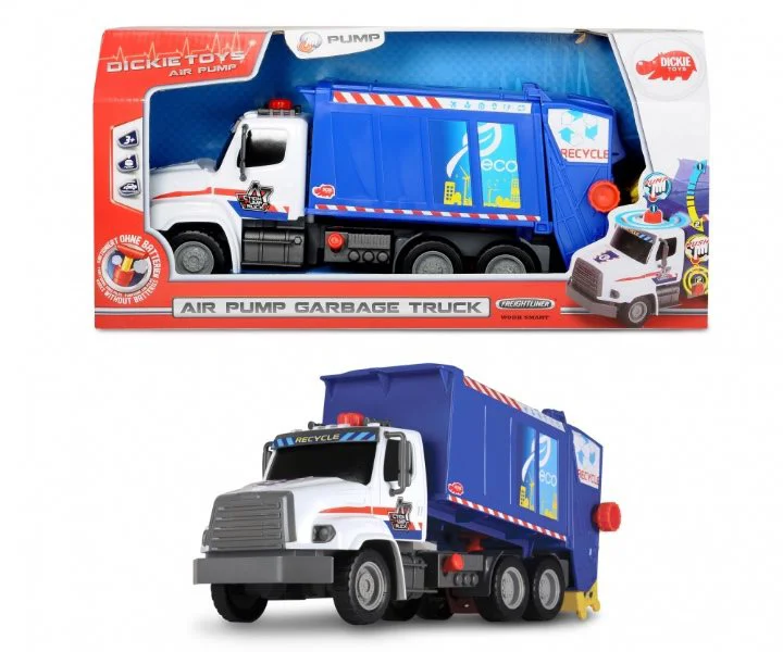 Masina de gunoi Dickie Air Pump Garbage Truck, 32 cm foto