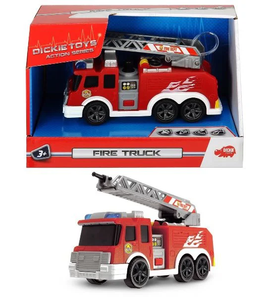 Masina de pompieri Dickie Fire Truck cu sunet si lumina, 15 cm foto
