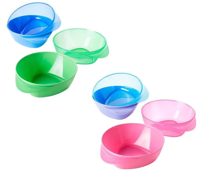 Set 4 castroane ergonomice Tommee Tippee Easy Scoop (6+ luni), 4 buc. foto