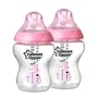 Бутылочка Tommee Tippee с рисунком Pink (0+ мес.), 260 мл, 2 шт.