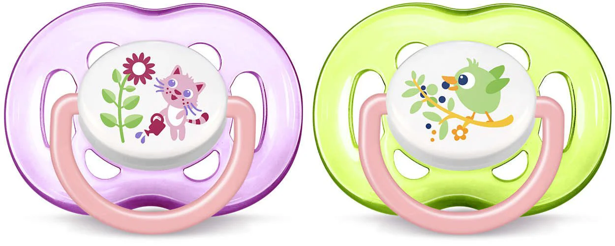 image for Suzete ortodontice cu flux liber Philips AVENT (18+ luni), 2 buc. foto