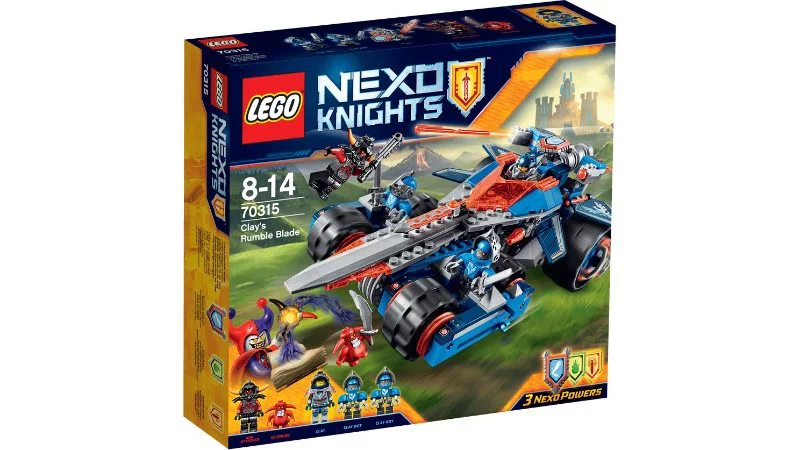 LEGO Nexo Knights - Clay's Rumble Blade foto