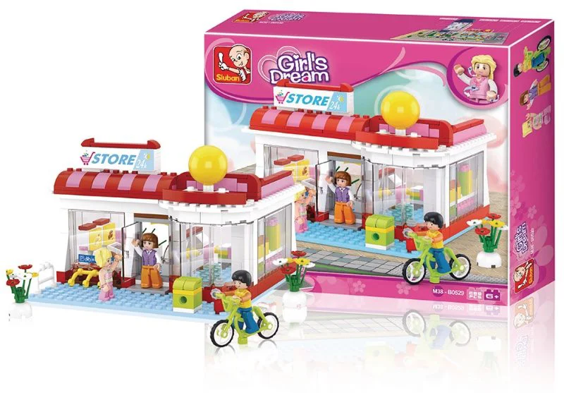 Constructor Sluban Girl's Dream Supermarket foto