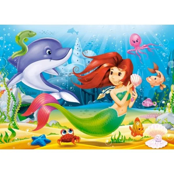 Puzzle Castorland Little Mermaid, 120 MIDI piese foto