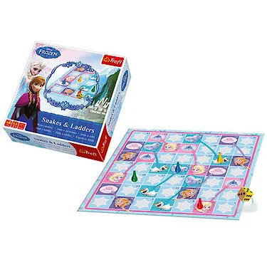 Joc de societate Trefl Disney Frozen "Snakes &amp; Ladders" foto