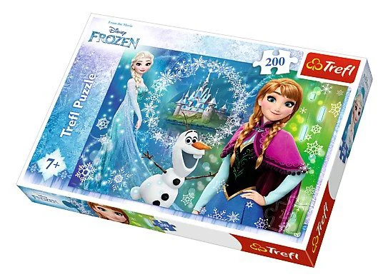 Puzzle Trefl Disney Frozen Power of sisters, 200 piese foto