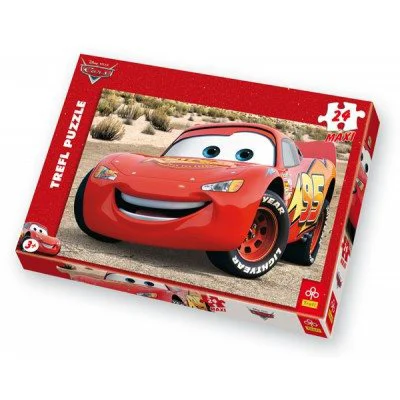 Puzzle Trefl Disney Cars Lightning McQuinn, 24 MAXI piese foto