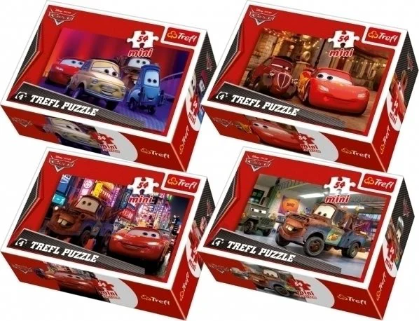 Puzzle Trefl Disney Cars 2, 54 MINI piese foto