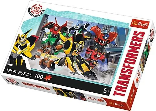Puzzle Trefl Hasbro Transformers team, 100 piese foto