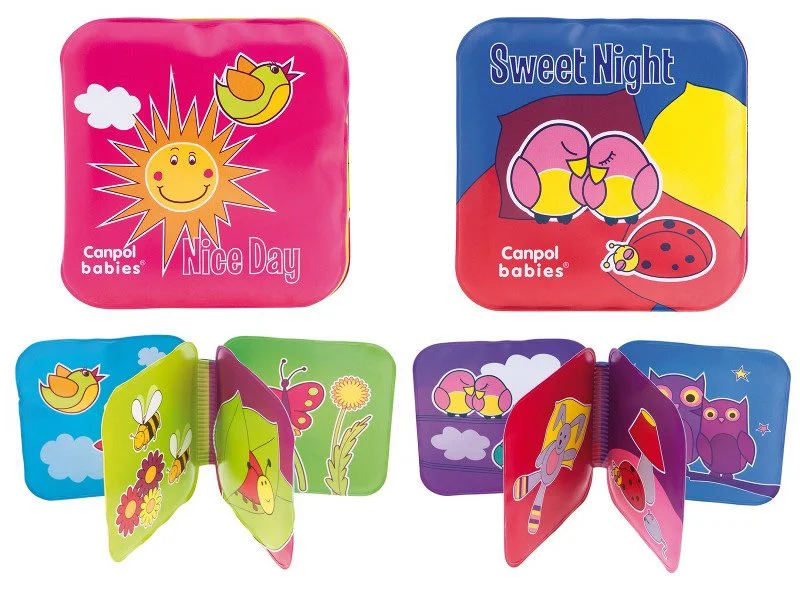Jucarie-carte cu sunete Canpol "Day&amp;Night", 2 buc. foto