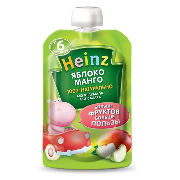 image for Piure Heinz de mere cu mango (6+ luni), 90g foto