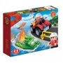 Constructor BanBao Fire Fireman Car and Boat foto