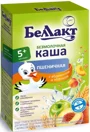 Terci de grau fara lapte Bellact cu caise si mere (5+ luni), 200 g
