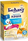 Terci de dovleac si orez cu lapte Bellact pe baza de piure (5+ luni), 250 g