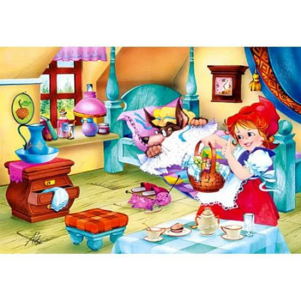 Puzzle Castorland Little Red Riding Hood, 60 MIDI piese foto
