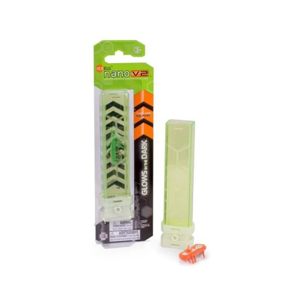 Set Micro-robot Gandac HEXBUG Nano V2 Glow in the dark foto