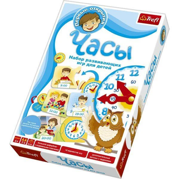 Joc educativ Trefl "Часы" RU foto