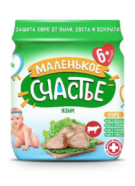 Piure Маленькое счастье din limba de vita (6+ luni), 80 g