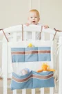 Organizator cu buzunare Specialbaby GIGI Albastru