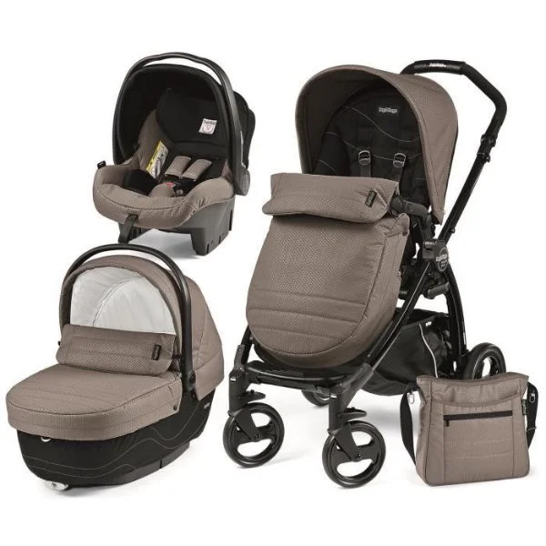 Коляска 3 в 1 Peg Perego Book Plus Bloom Beige