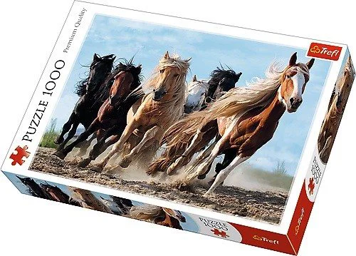image for Puzzle Trefl Galopping Horses, 1000 piese foto