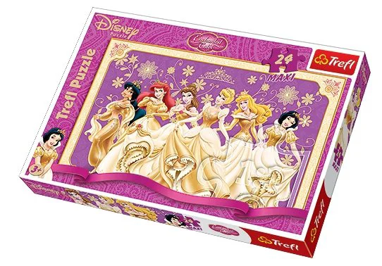 Puzzle Trefl Disney Princesses, 24 MAXI piese foto