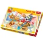 Puzzle Trefl Warner Tom&amp;Jerry Delicious Breakfast, 100 piese foto