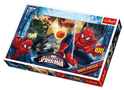 Puzzle Trefl Disney Marvel Spiderman Escape, 100 piese foto
