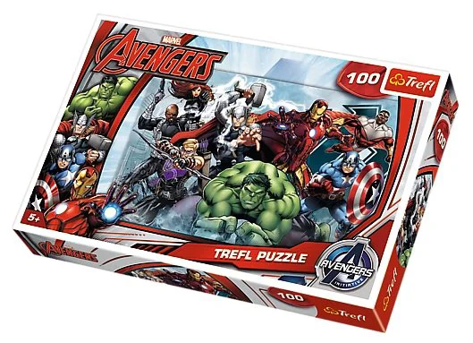 Puzzle Trefl Disney Marvel Let's attack, 100 piese foto