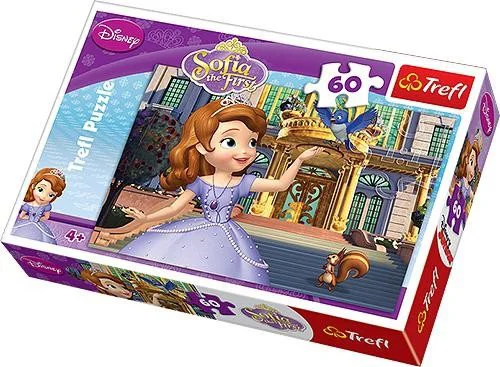 Puzzle Trefl Disney Sofia the First In front of the Palace, 60 piese foto