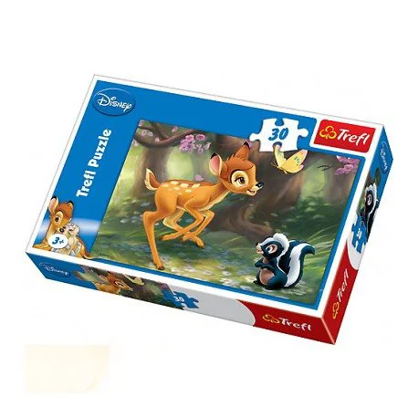 Puzzle Trefl Disney Bambi "Flower and Bambi", 30 piese foto
