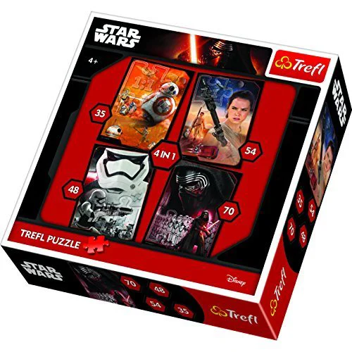 Puzzle Trefl Lucasfilm Star Wars Episode VII "Good vs Bad", 4 in 1 (35+48+54+70 piese) foto