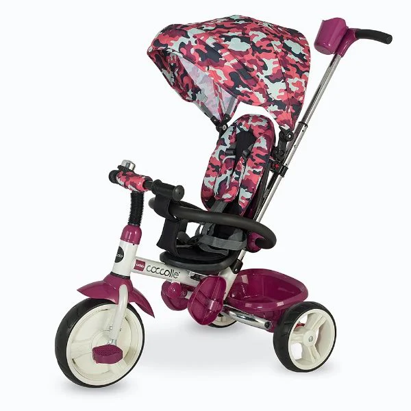 Трицикл Coccolle Urbio Army Pink, ограниченная серия foto
