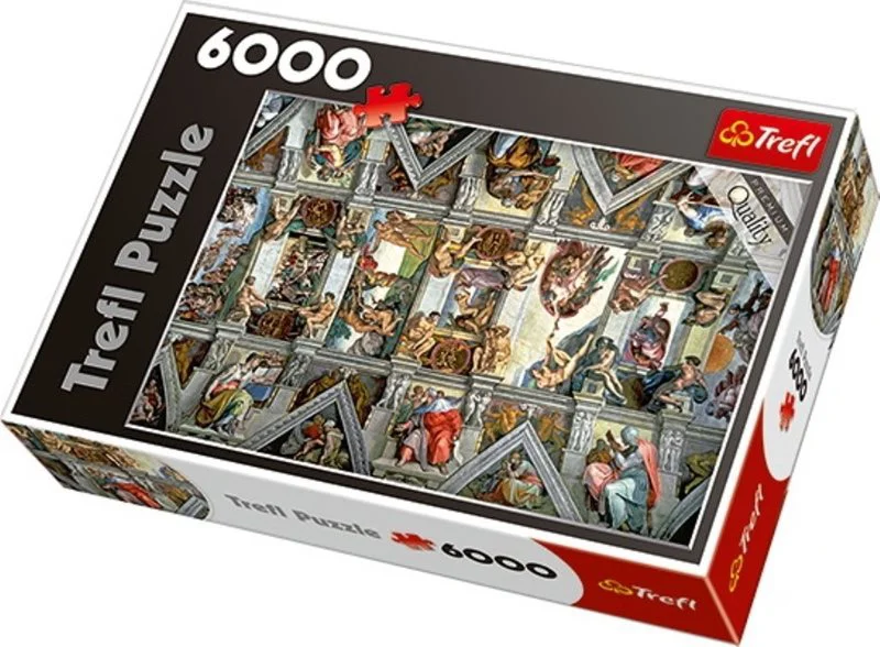 Puzzle Trefl Sistine Chapel ceiling, 6000 piese foto
