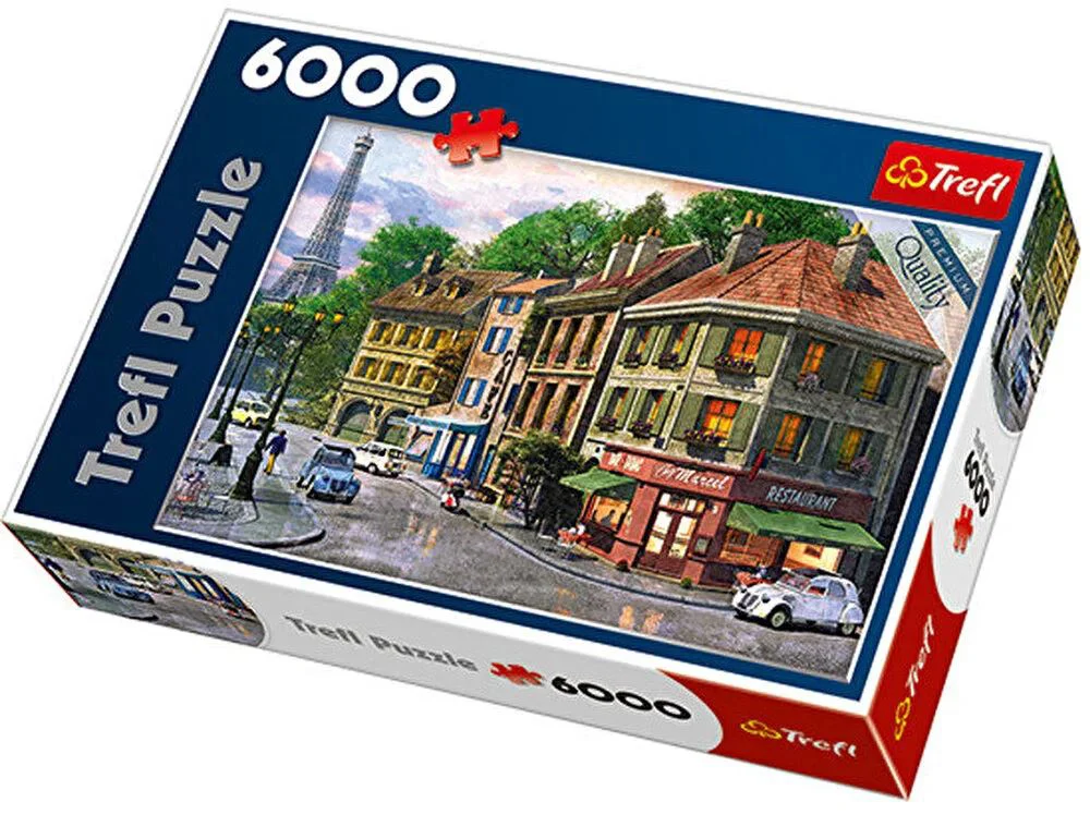 Puzzle Trefl Strada Parisului, 6000 piese foto