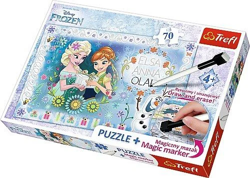 Puzzle Marker Trefl Disney Frozen "Anna's birthday", 70 piese foto