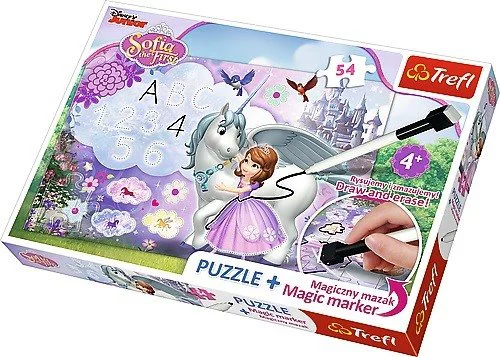 Пазл Marker Trefl Disney Sofia the First "Sofie and the unicorn", 54 эл. foto