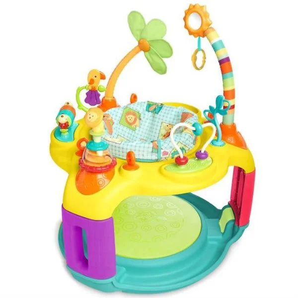 image for Игровой развивающий центр Bright Starts Springin’ Safari Bounce-A-Round foto