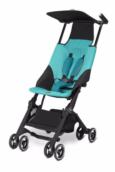 Carucior de vara GB Pockit Capri Blue foto