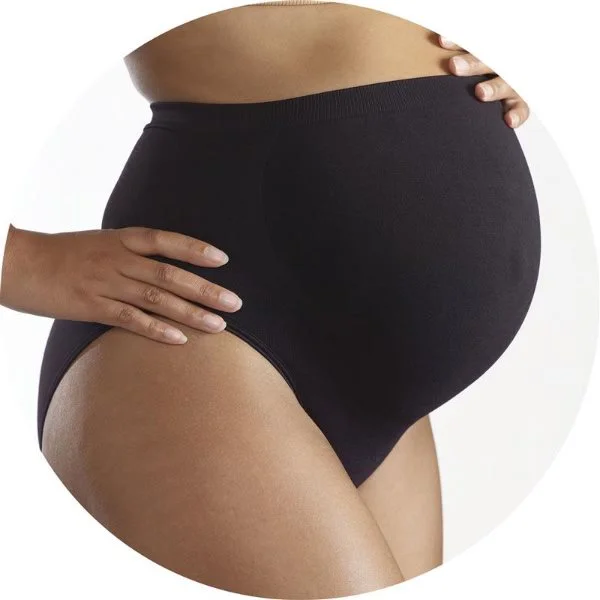 Chilotei pentru gravide Cantaloop Essentials Black cu centura integrata, marimea S foto